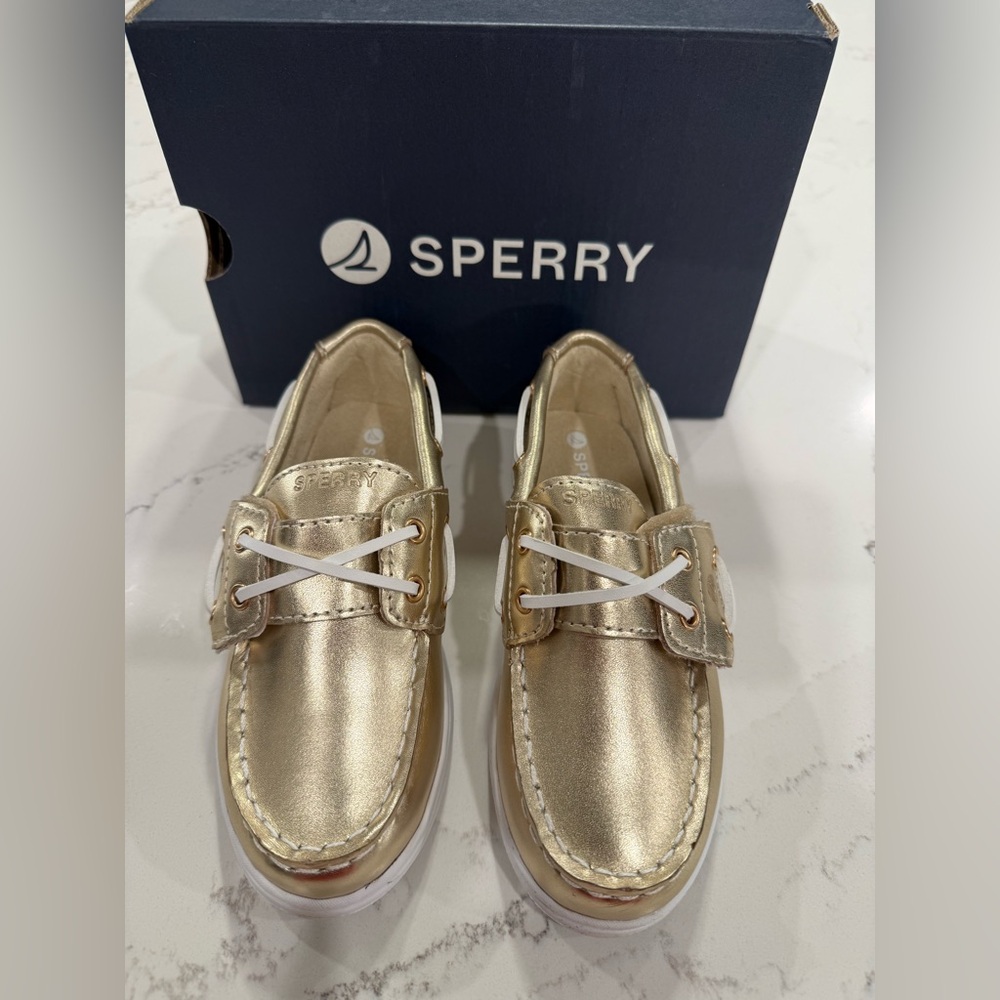 Sperry Kids MetallicBoat Shoes